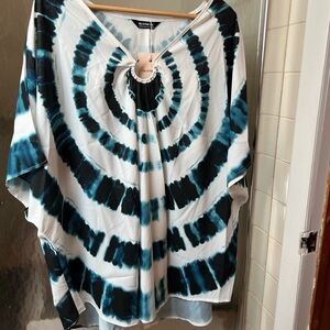 Bloomchic Tie-Dye Flowy Top, size 2X